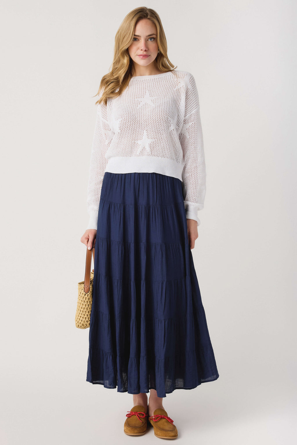 Forte Tiered Maxi Skirt