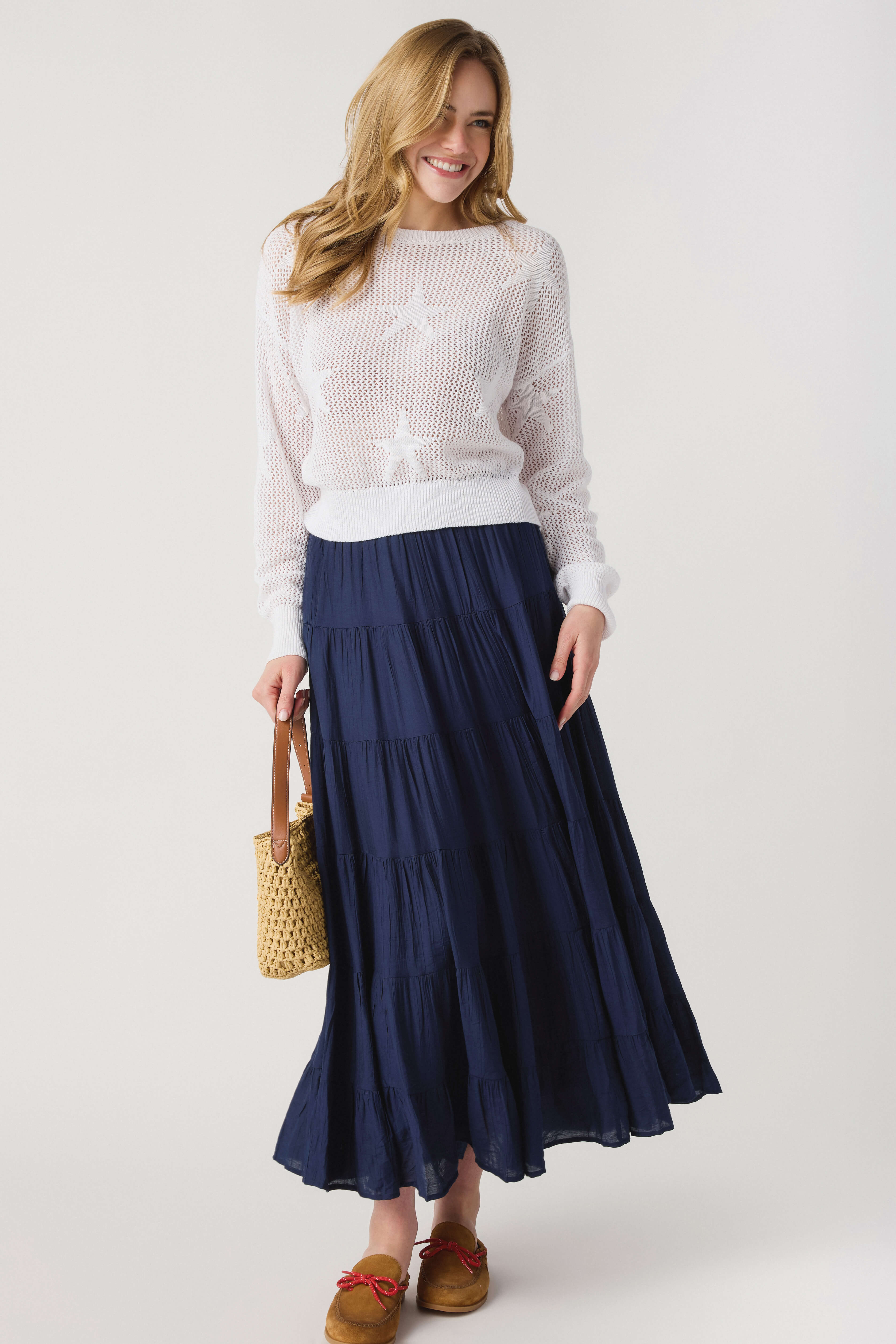 Forte Tiered Maxi Skirt