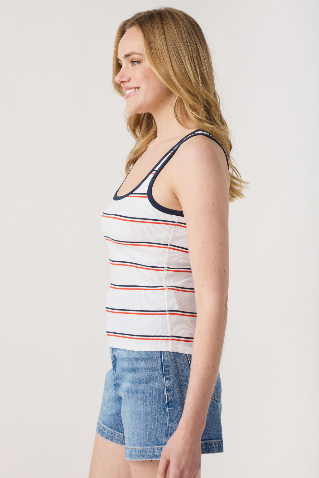 Z Supply Fisher Striped Rib Tank