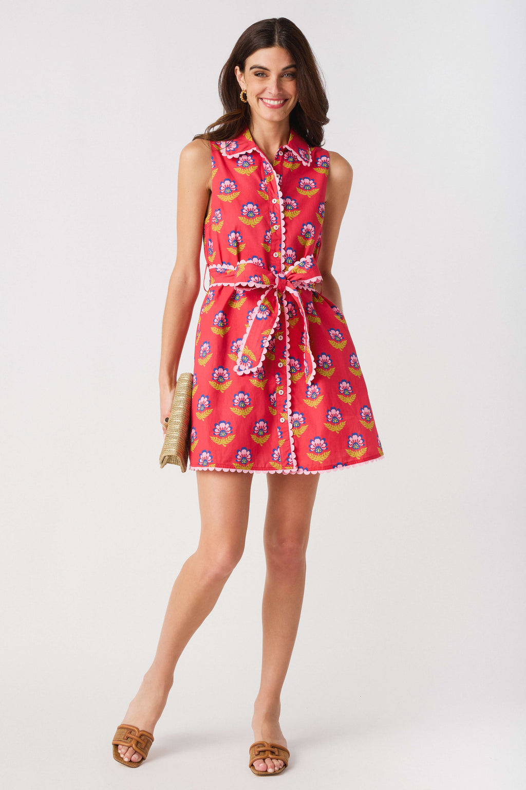 TCEC Poppy Tie Waist Dress