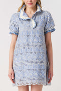 Jodifl Ruffle Eyelet Lace Dress