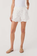 Miou Muse Floral Eyelet Shorts