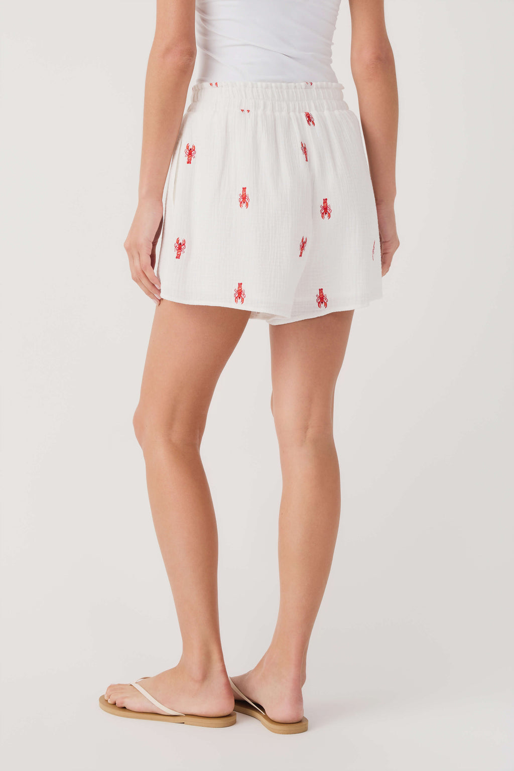 Things Between Lobster Gauze Shorts