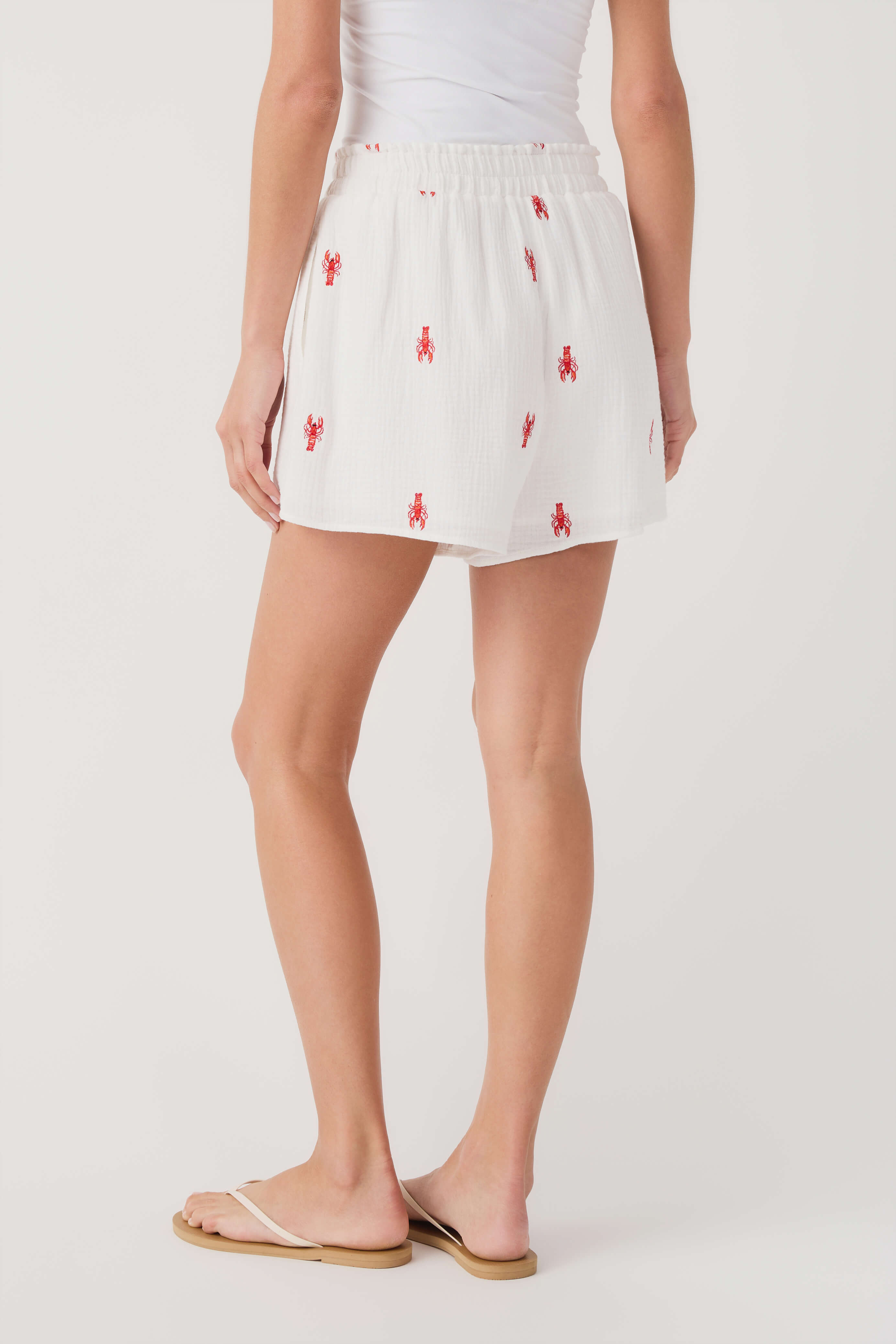 Things Between Lobster Gauze Shorts