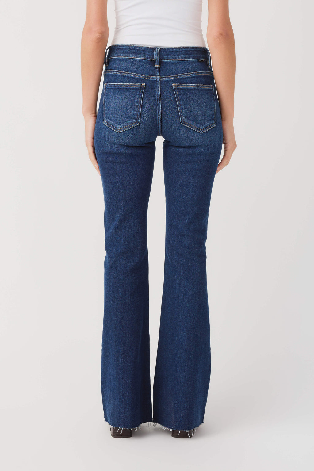 Risen High Rise Clean Pajama Flare Jeans