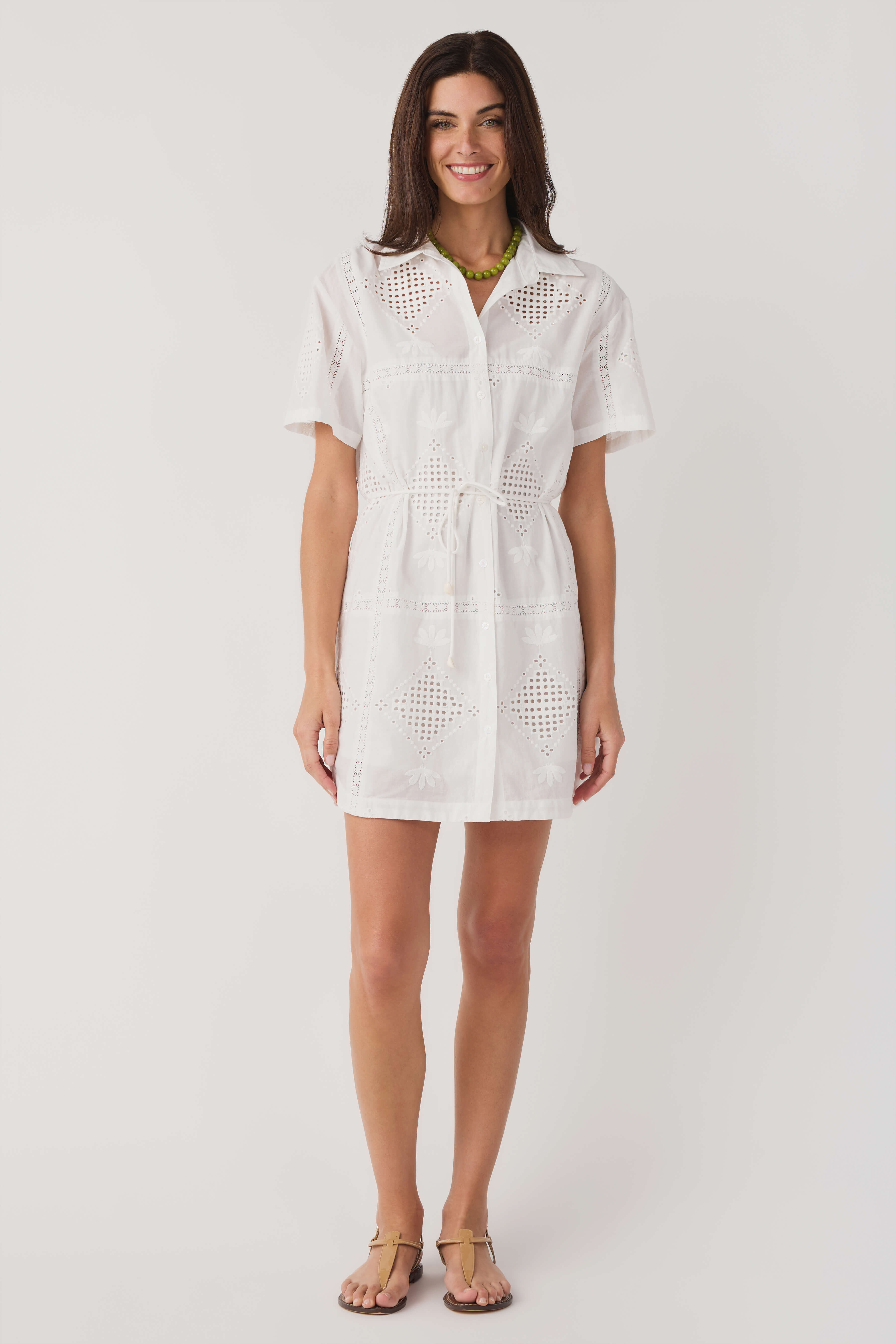 Z Supply Annabelle Eyelet Dress White / M