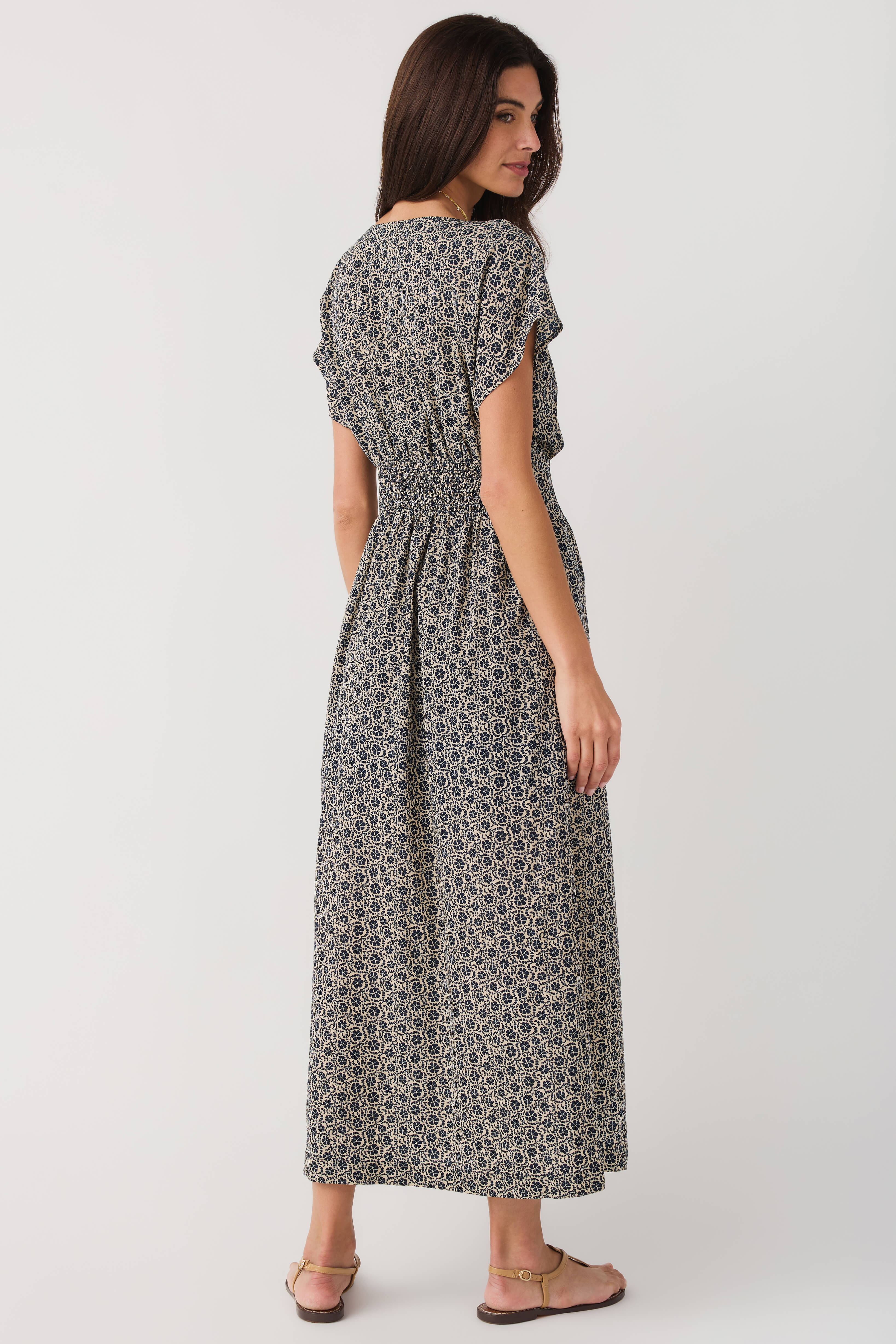 Z Supply Sanna Iris Floral Midi Dress