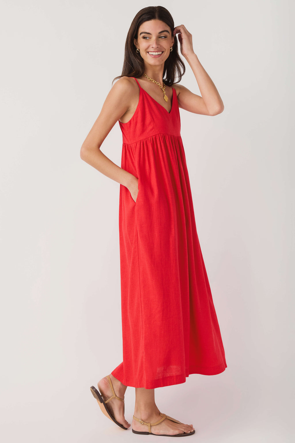 Olivaceous Allison Maxi Dress