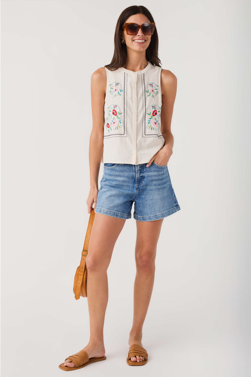 Able Embroidered Top