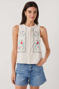 Able Embroidered Top