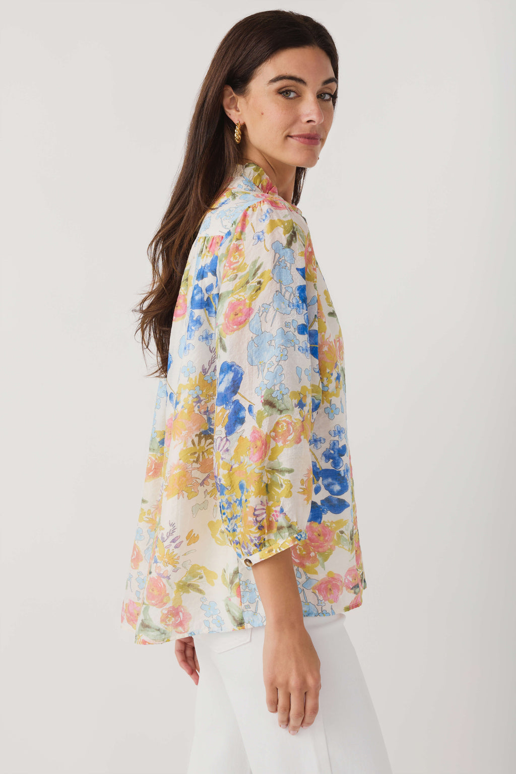 Jodifl Floral Chiffon Top