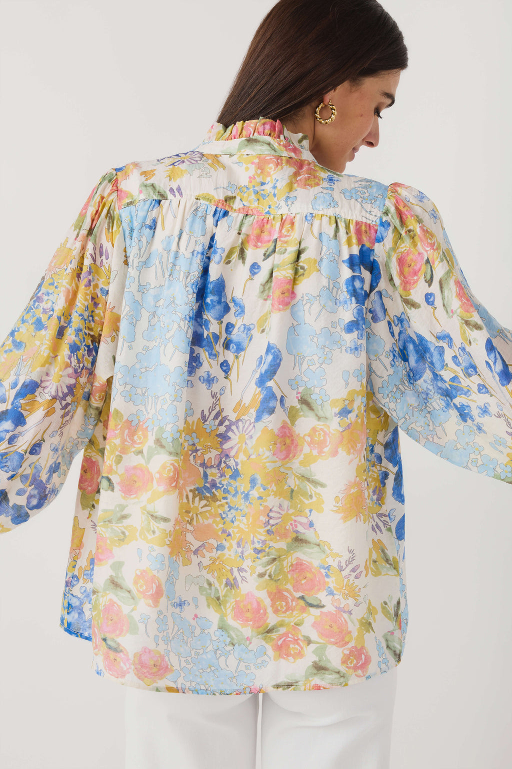 Jodifl Floral Chiffon Top