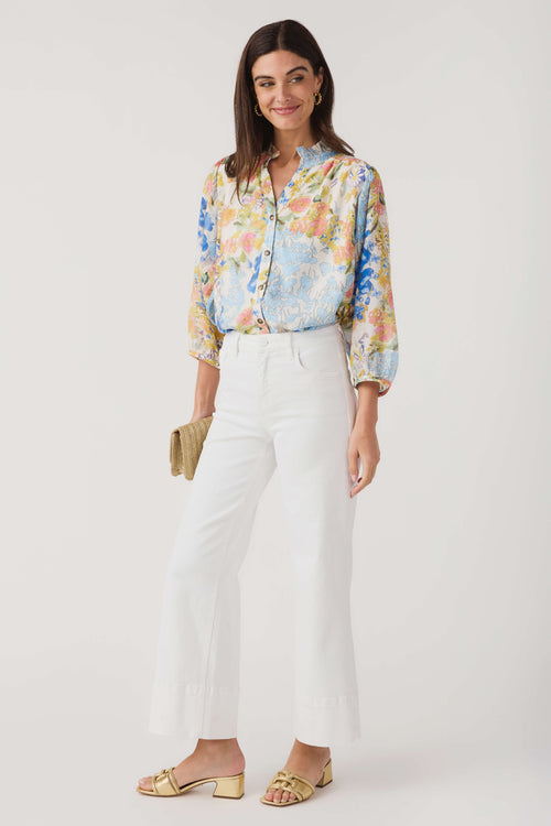 Jodifl Floral Chiffon Top