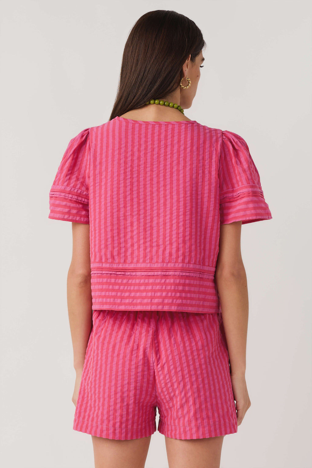 &Merci Striped Short Set