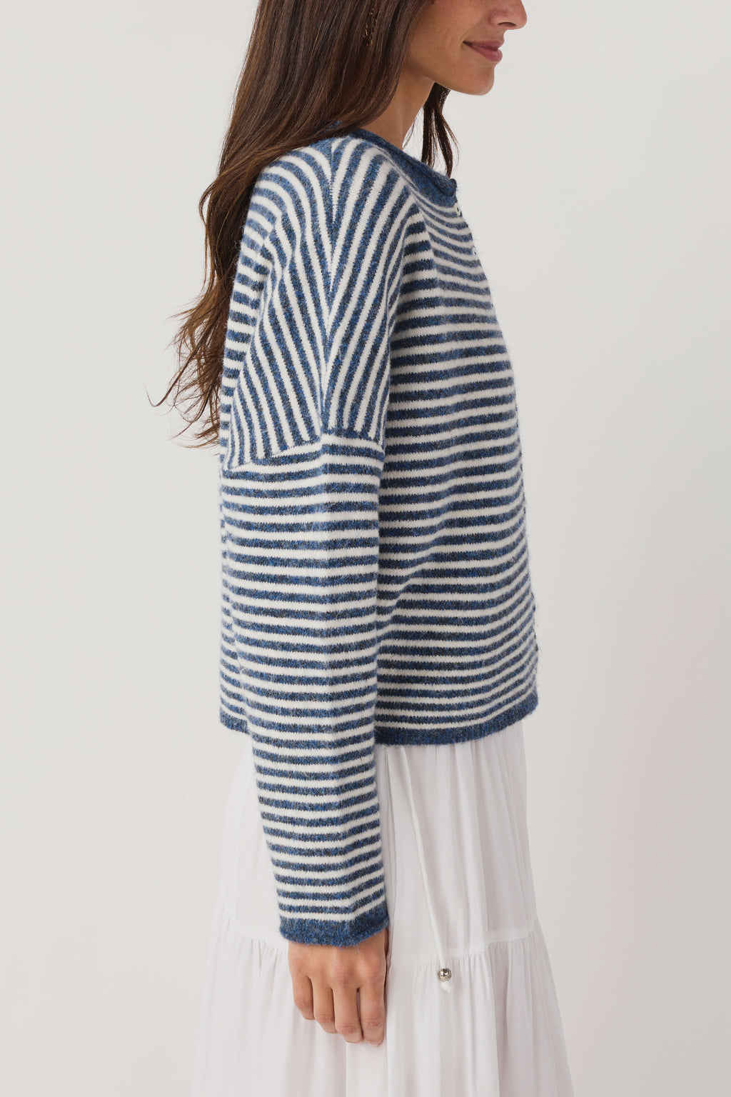 Things Between Skinny Striped Piper Cardigan