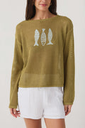 Wishlist Fish Trio Sweater