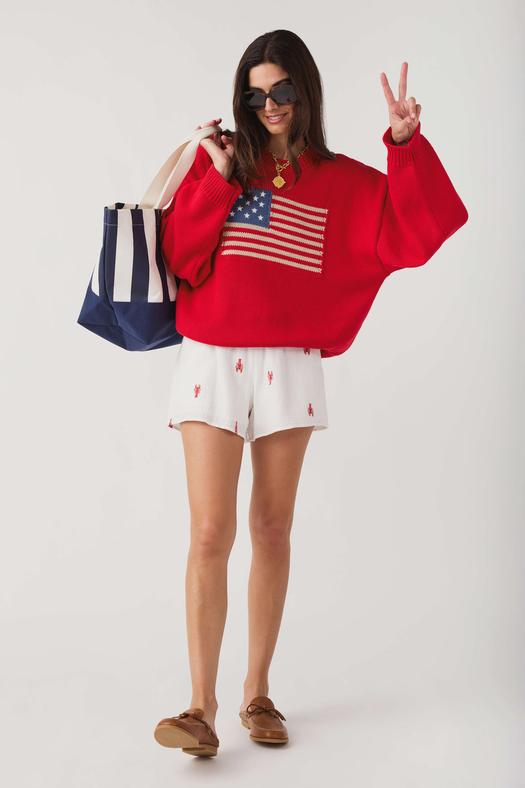 Things Between Lobster Gauze Shorts