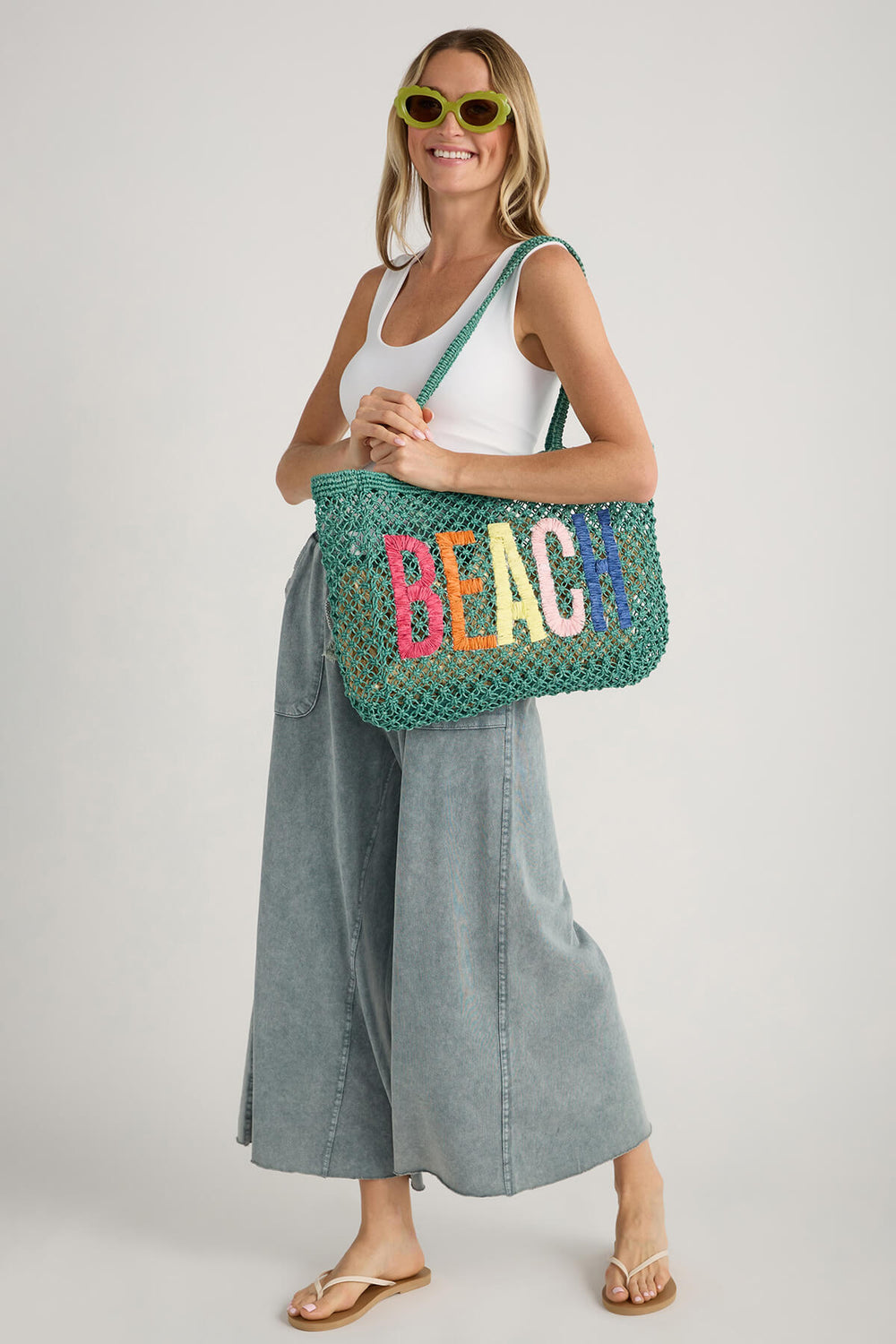 Easel Wide Leg Knit Pants Social Threads