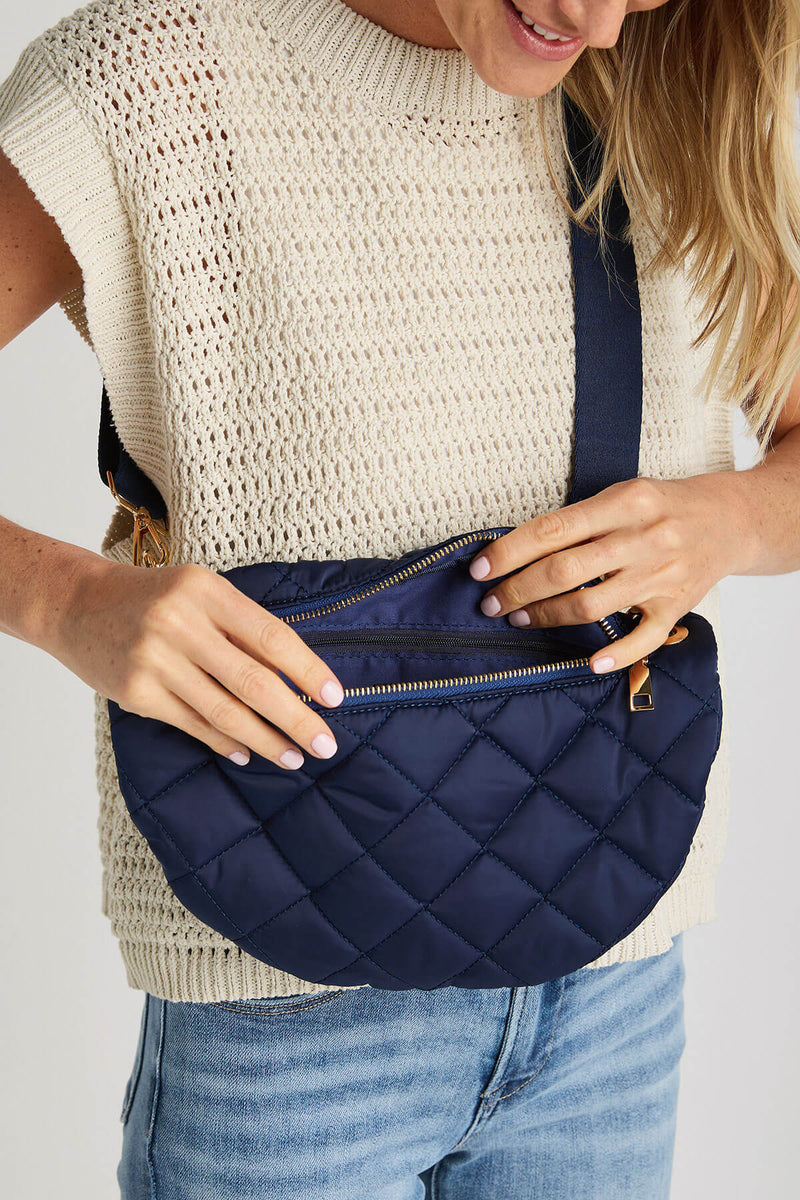 Quilted Sling Bag