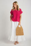 Calista Tiered Eyelet Skirt