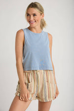 Free People Topanga Striped Shorts
