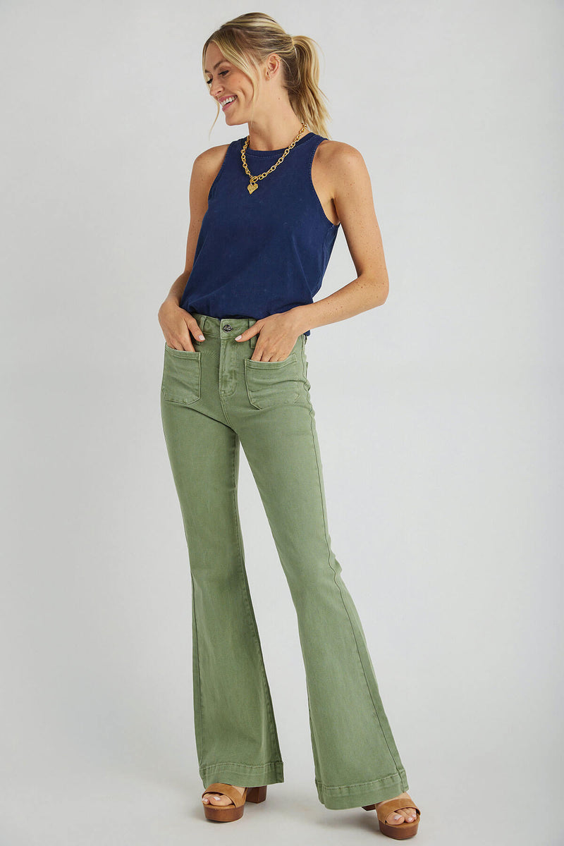 Risen Sedona Patch Pocket Jeans