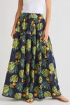 Eesome Tropical Print Maxi Skirt
