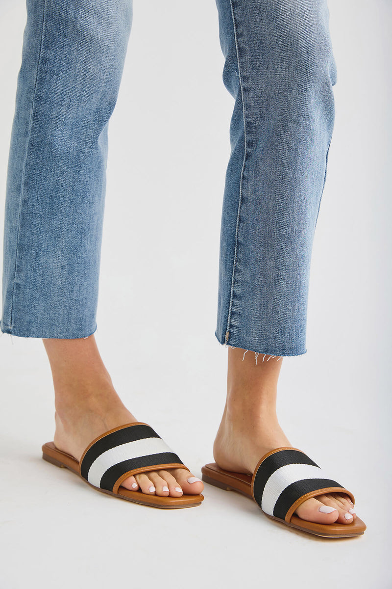 Vintage Havana Striped Sandals