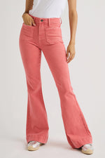 Risen Sedona Peach Blossom Patch Pocket Jeans