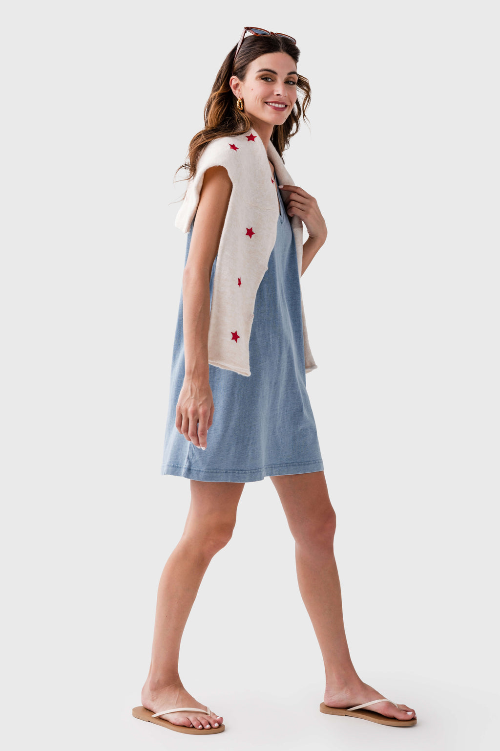 Things Between Embroidered Star Piper Cardigan