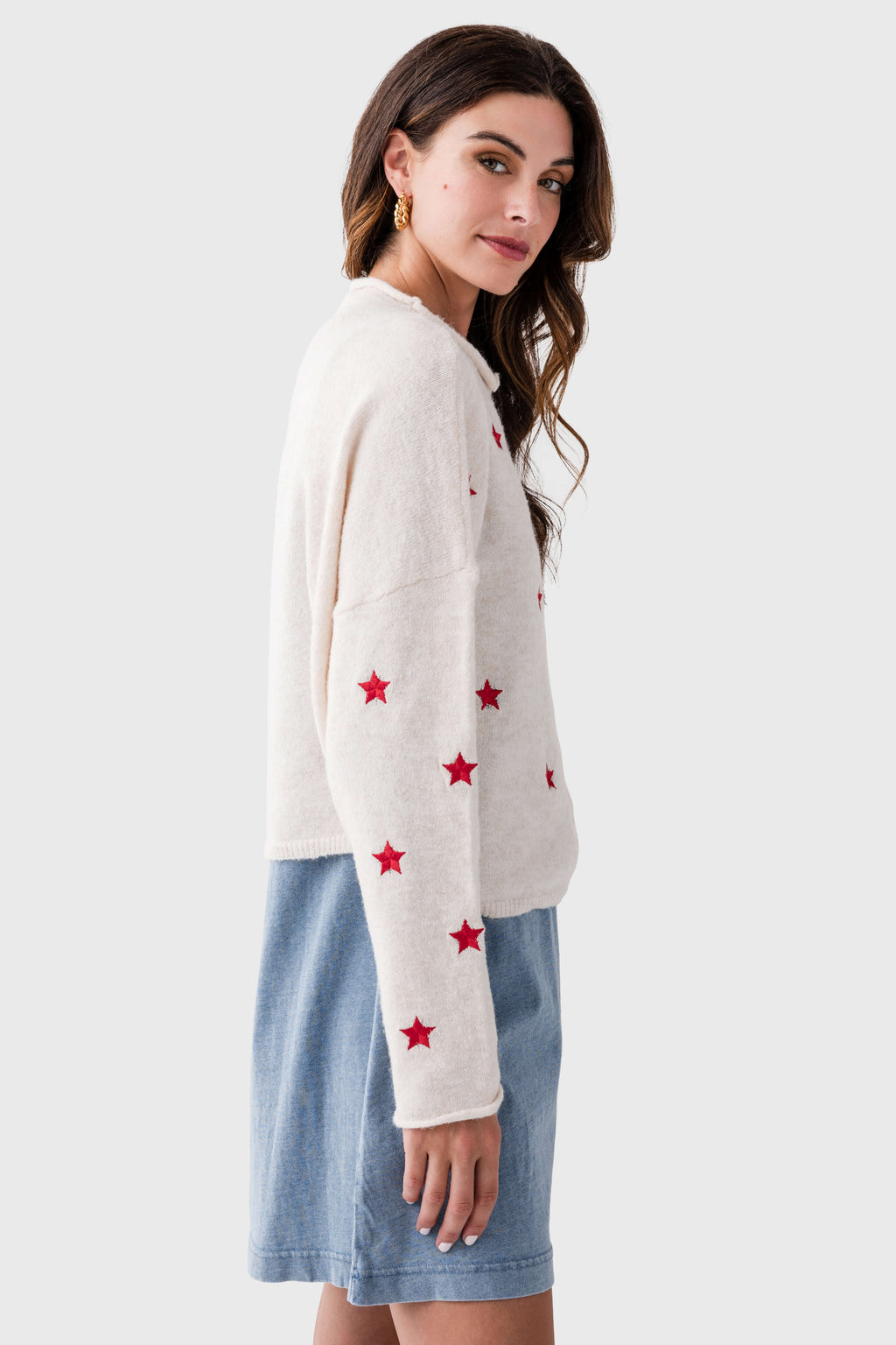 Things Between Embroidered Star Piper Cardigan