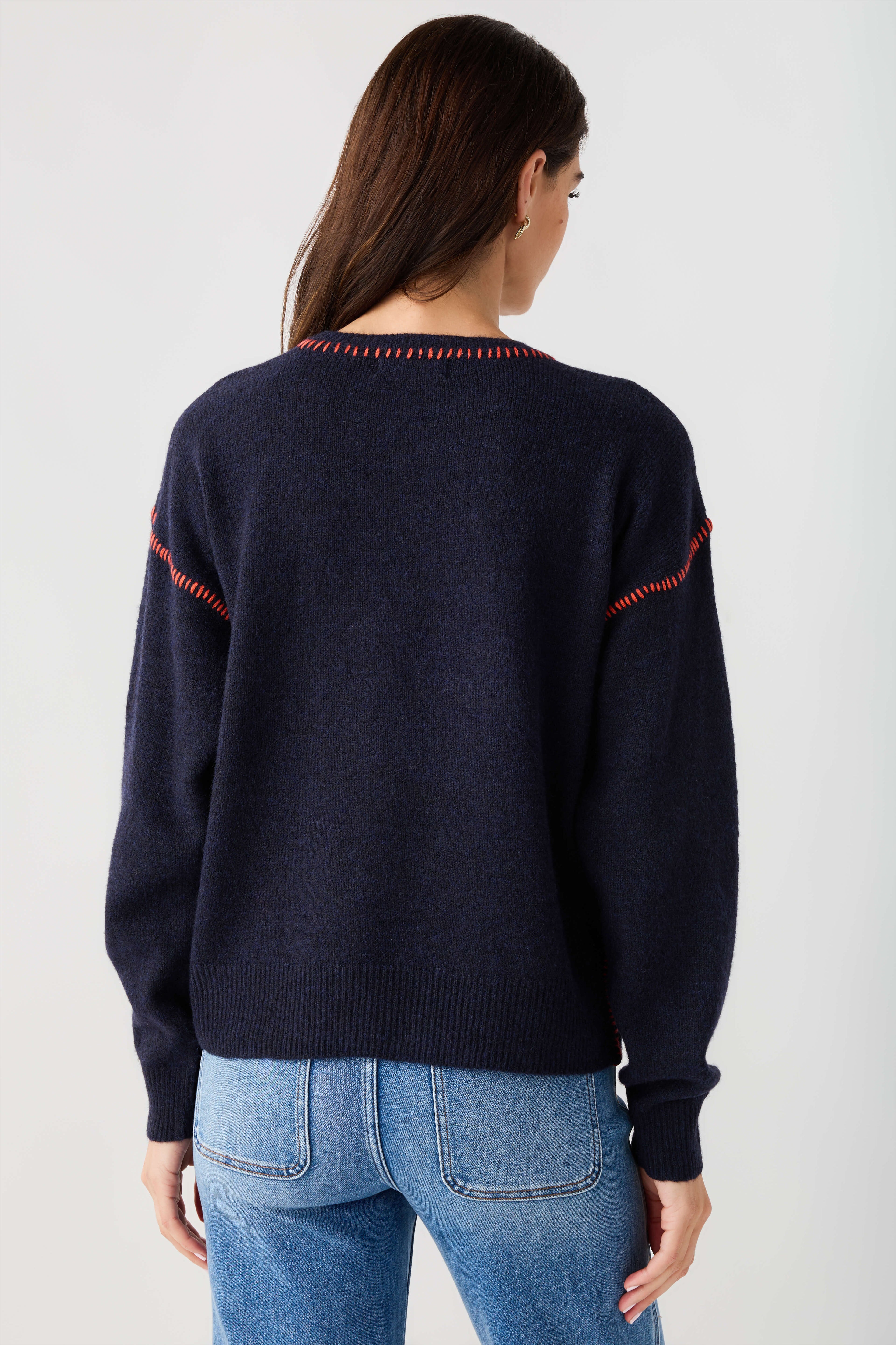 By Together Contrast Stitch Sweater