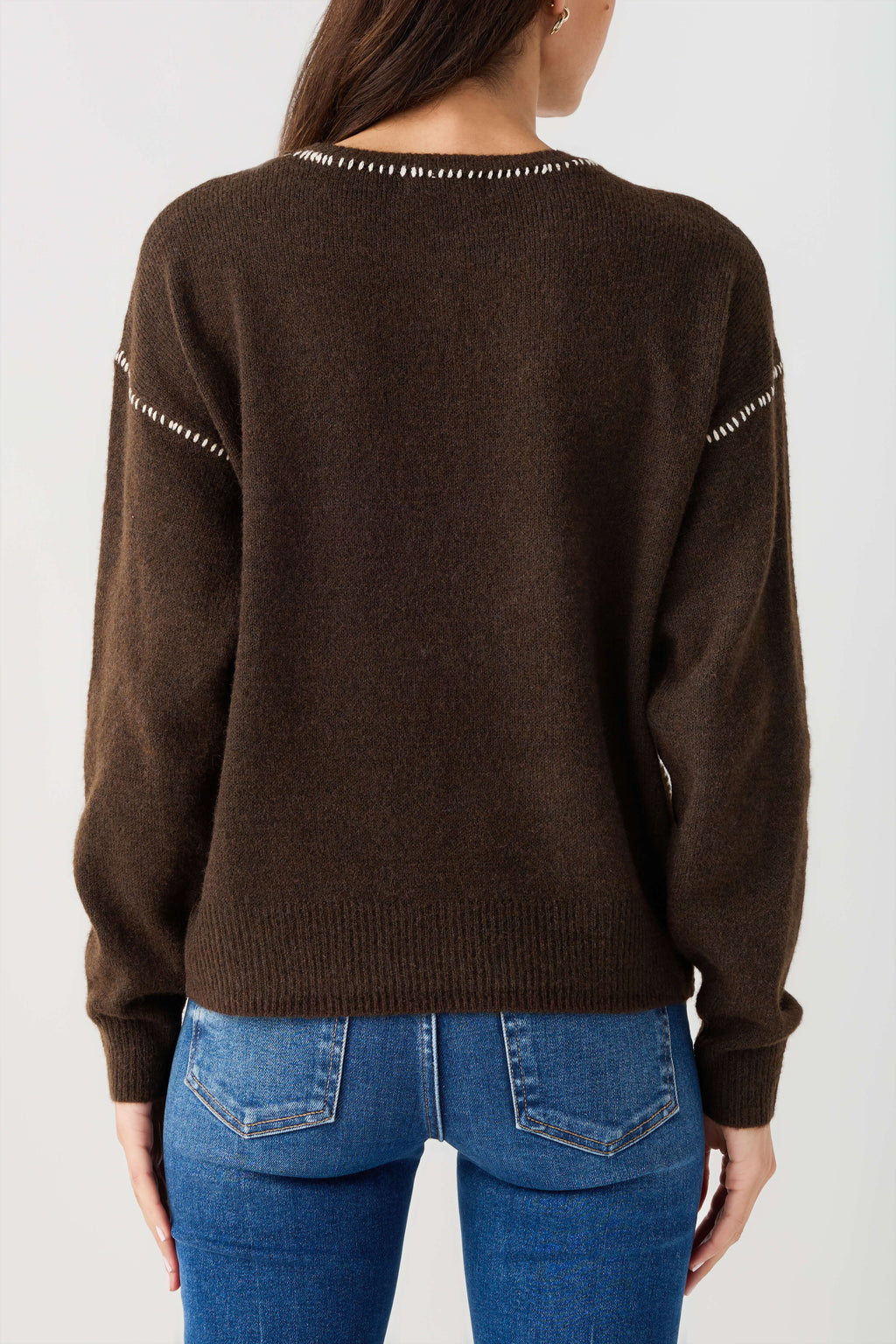 By Together Contrast Stitch Sweater