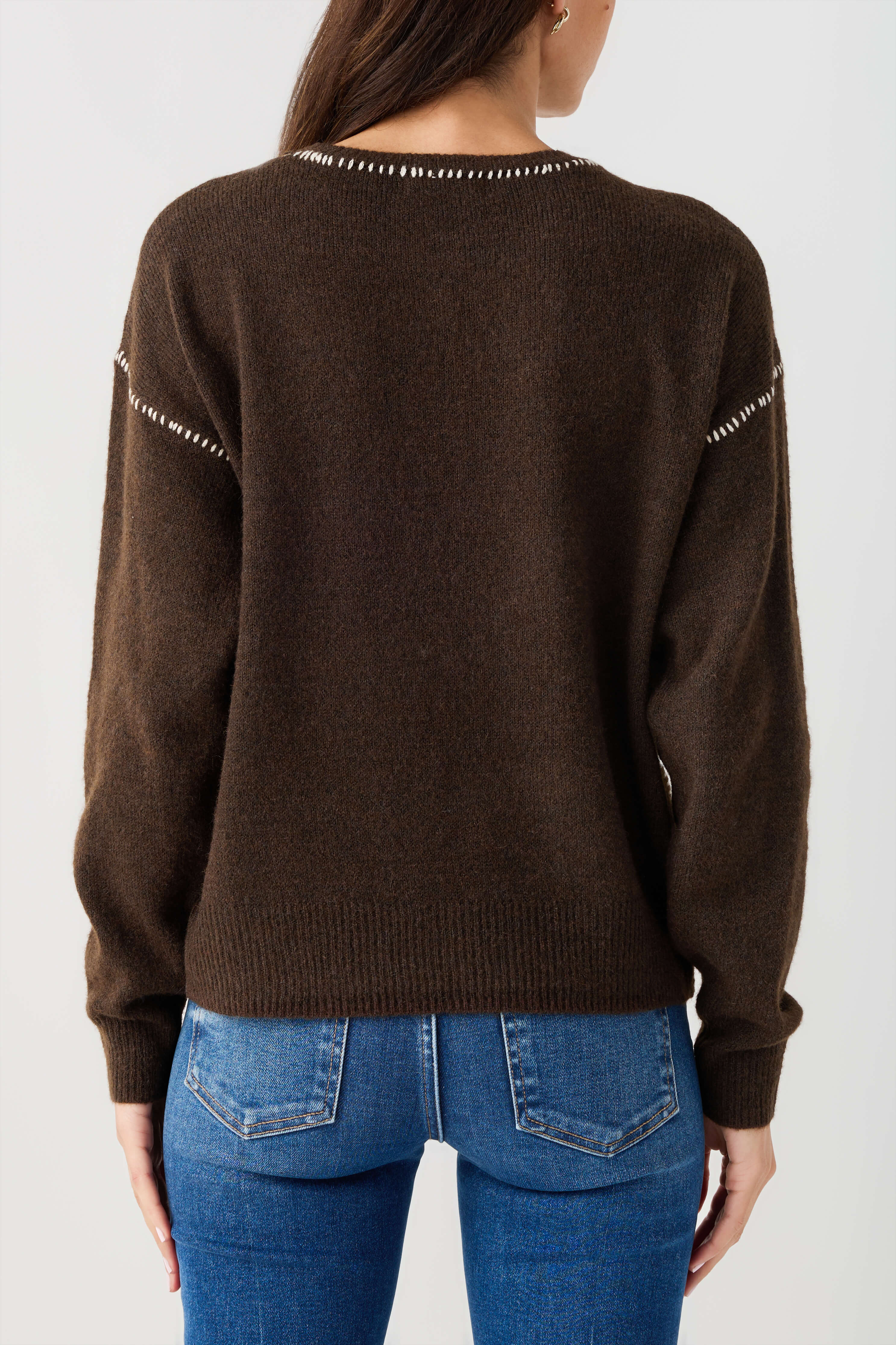 By Together Contrast Stitch Sweater