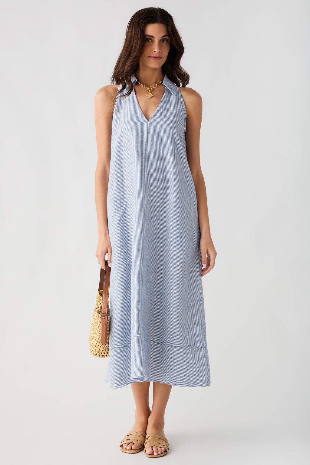 Olivaceous Mylee V-neck Dress