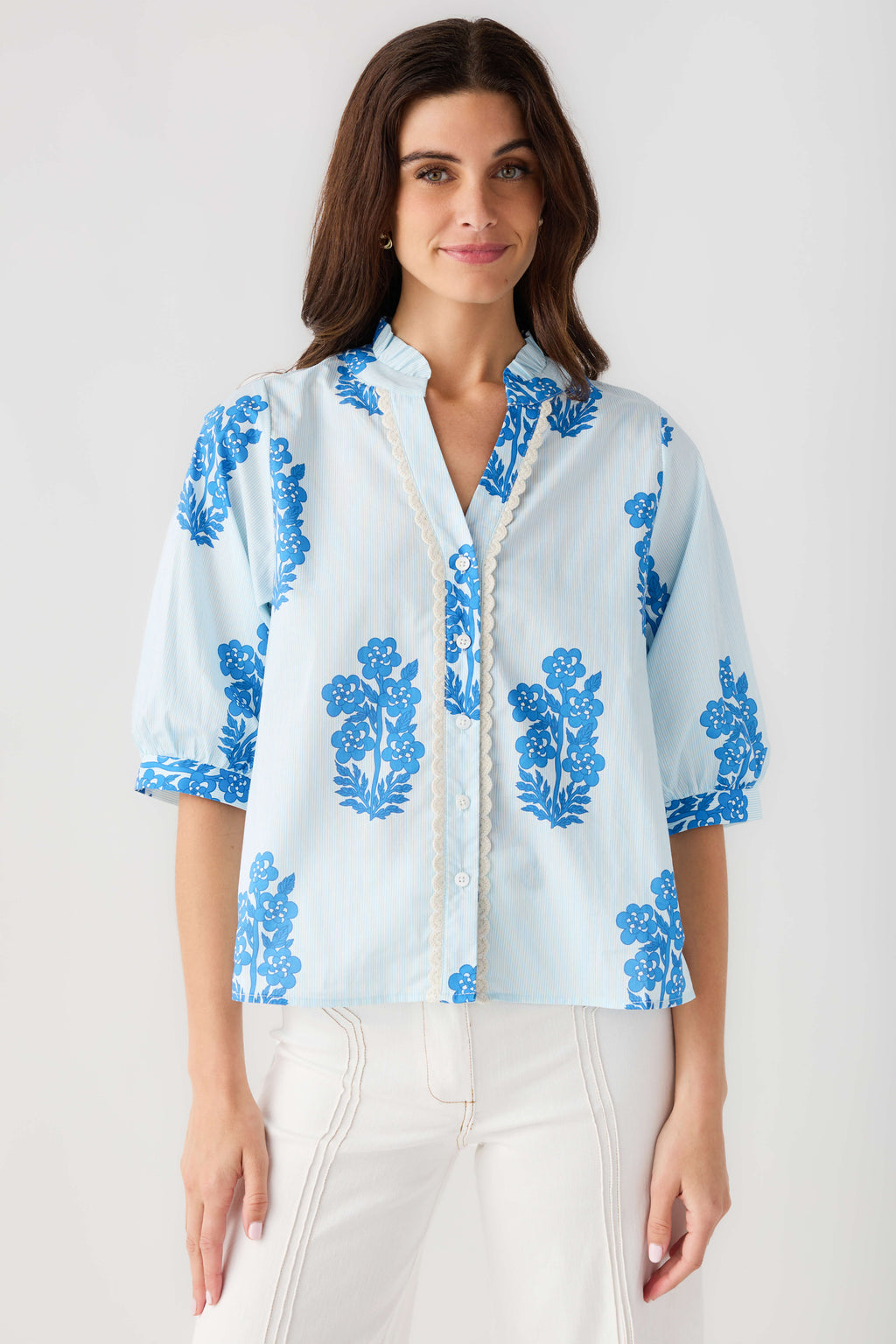 THML Floral Cotton Top