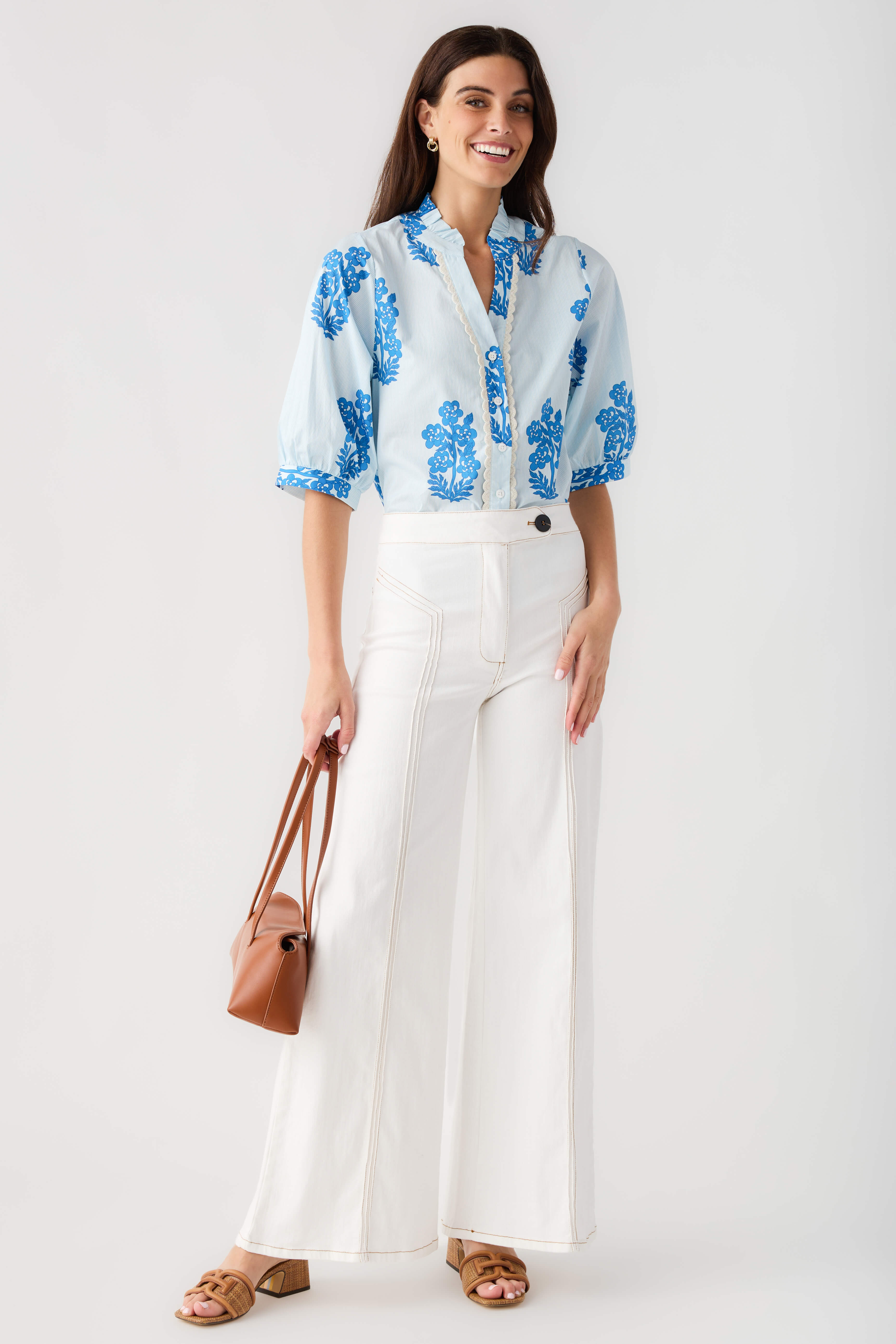 THML Floral Cotton Top