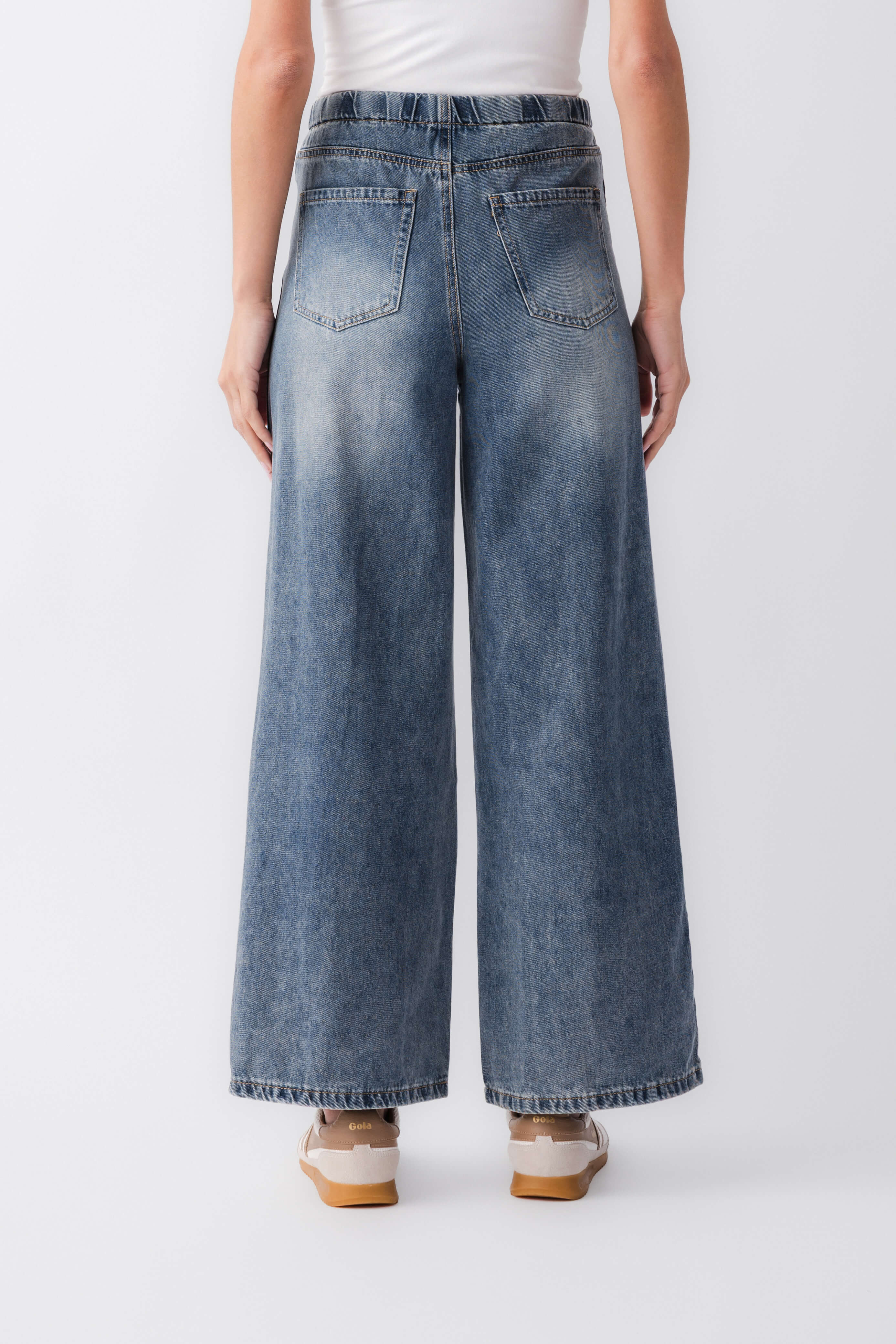 Skies Are Blue Varsity Stripe Jeans
