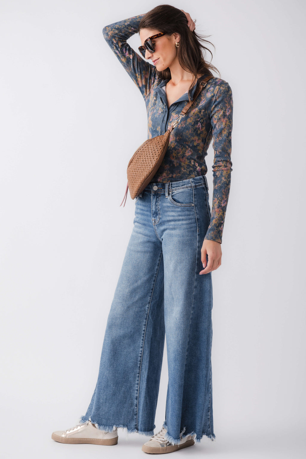 Free People Jamie Printed Henley