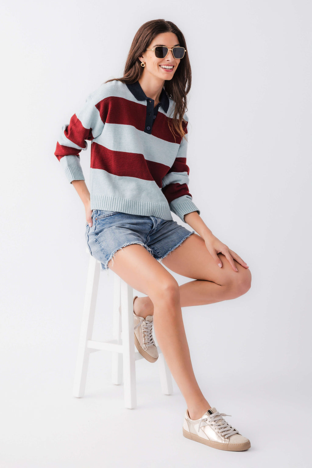 Wishlist Collared Rugby Sweater
