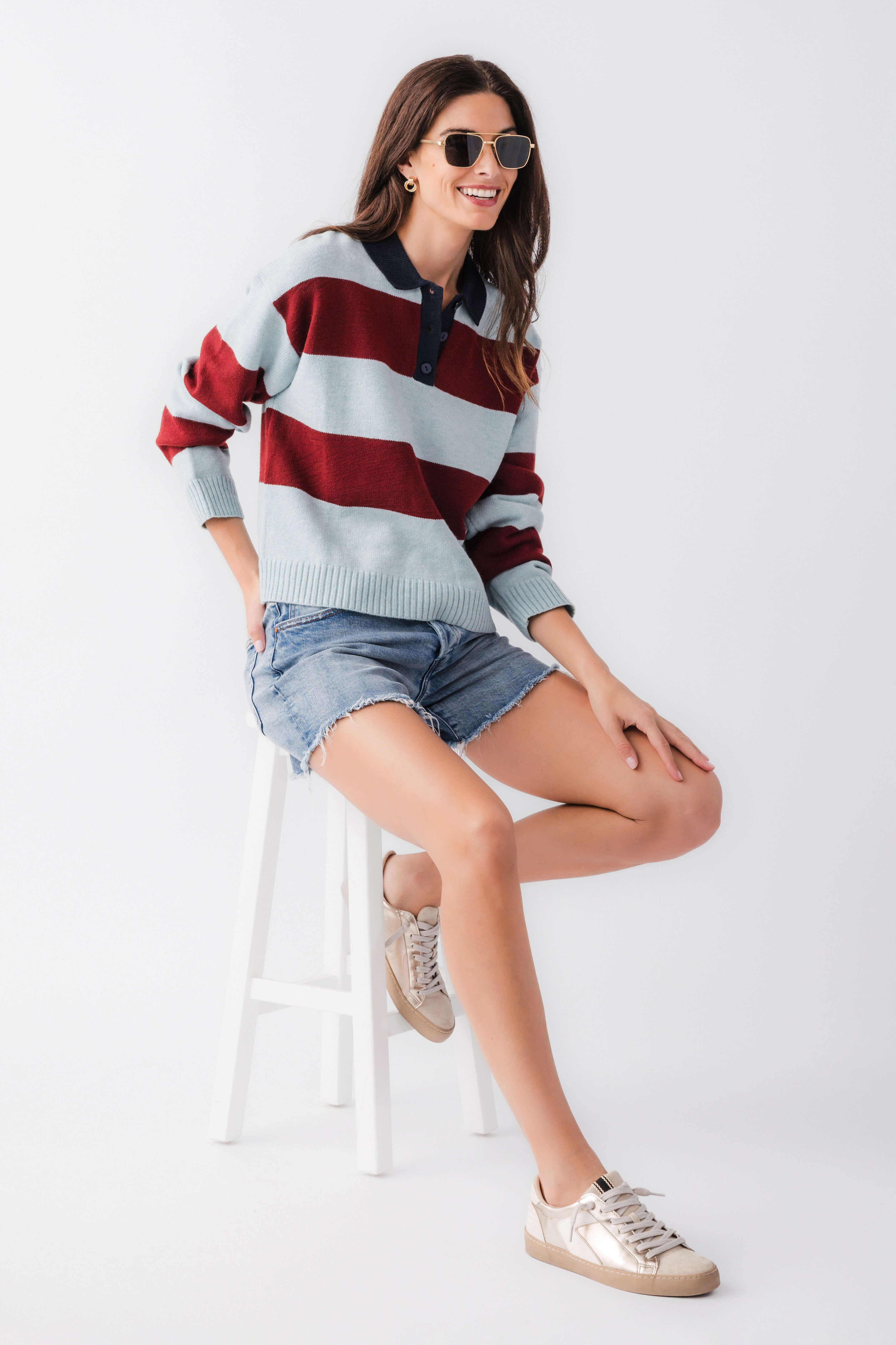 Wishlist Collared Rugby Sweater