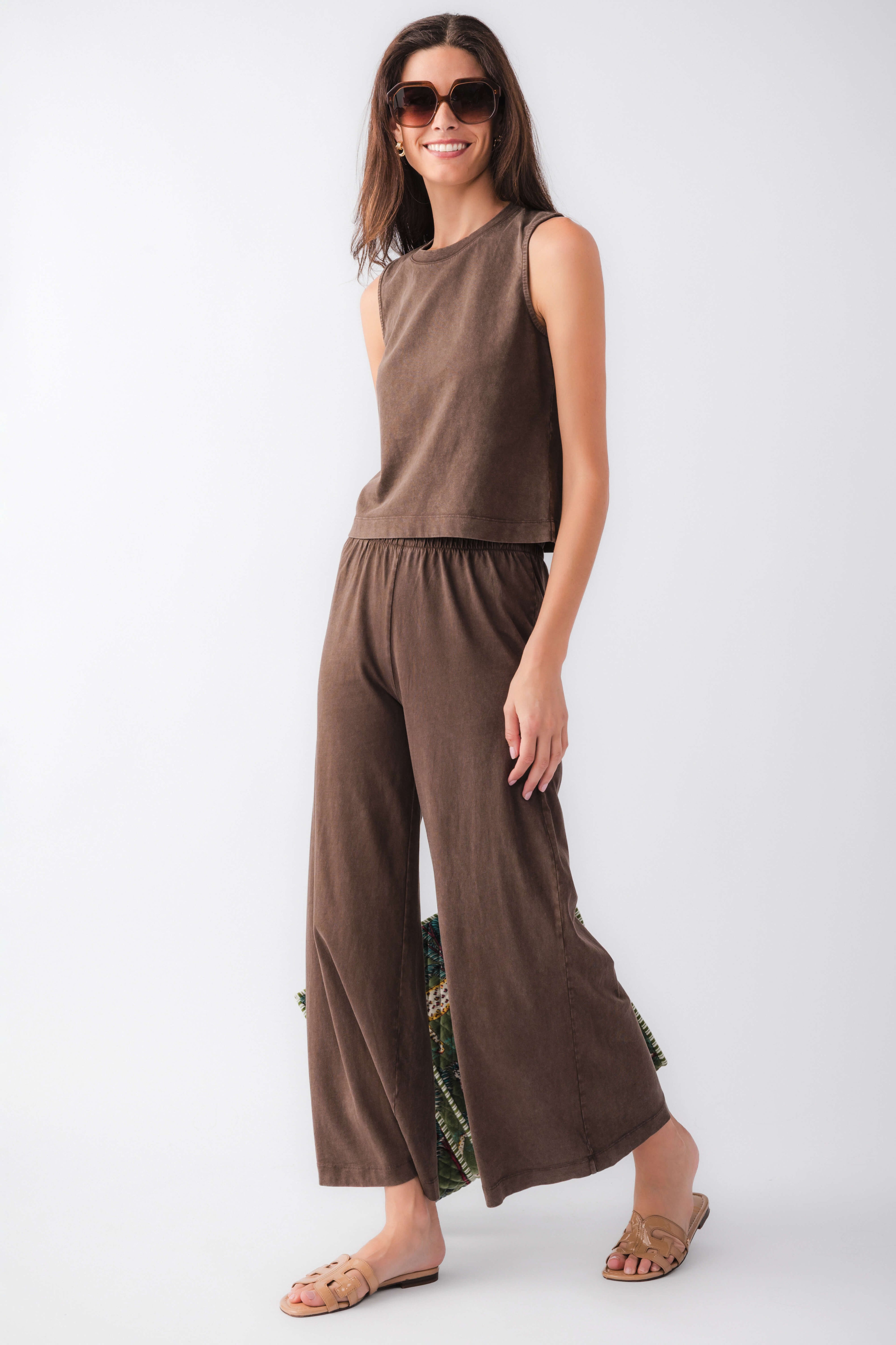 Z Supply Scout Jersey Crop Flare Pant