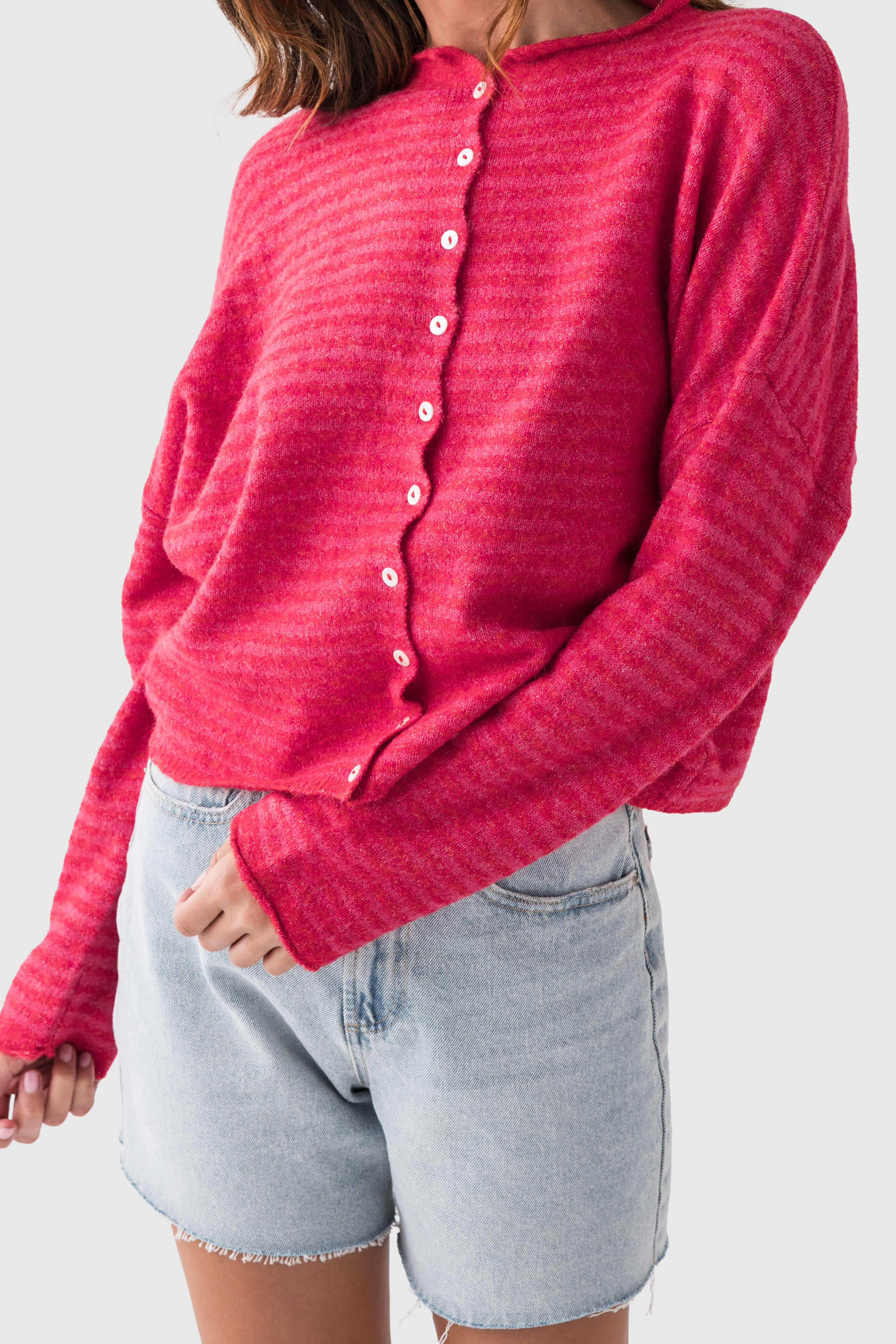 Things Between Skinny Striped Piper Cardigan