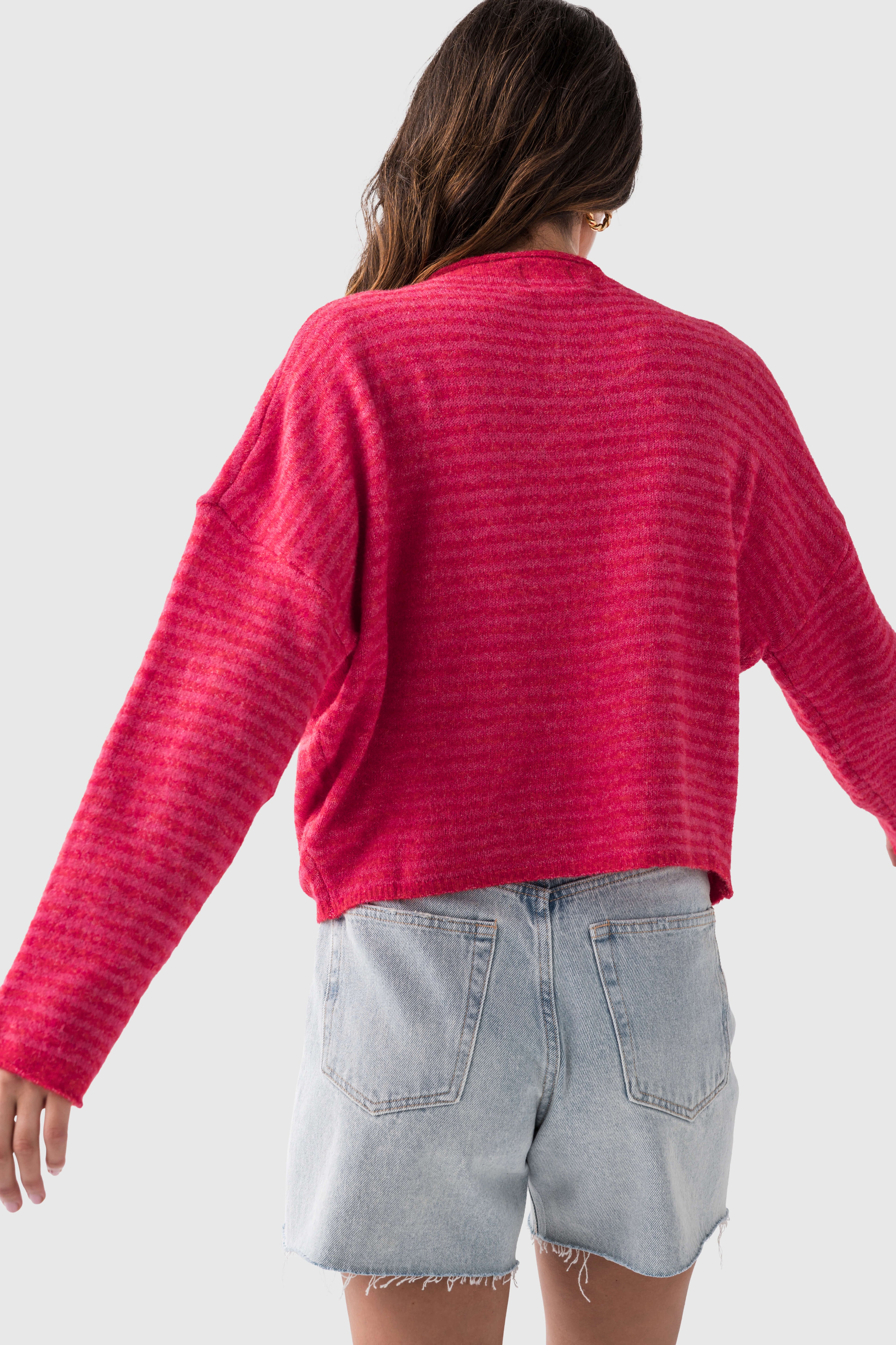 Things Between Skinny Striped Piper Cardigan