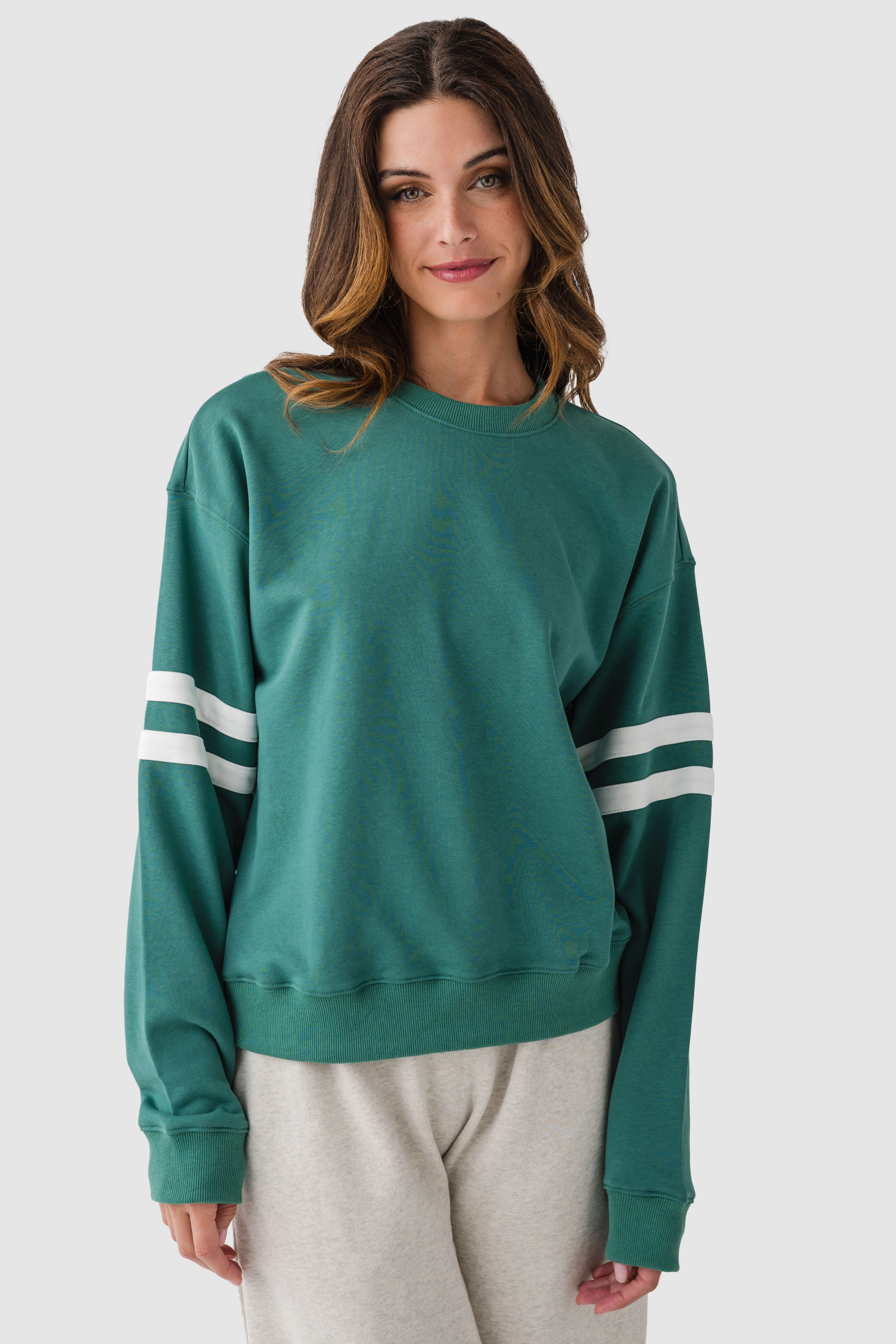 Wishlist Varsity Striped Knit Pullover