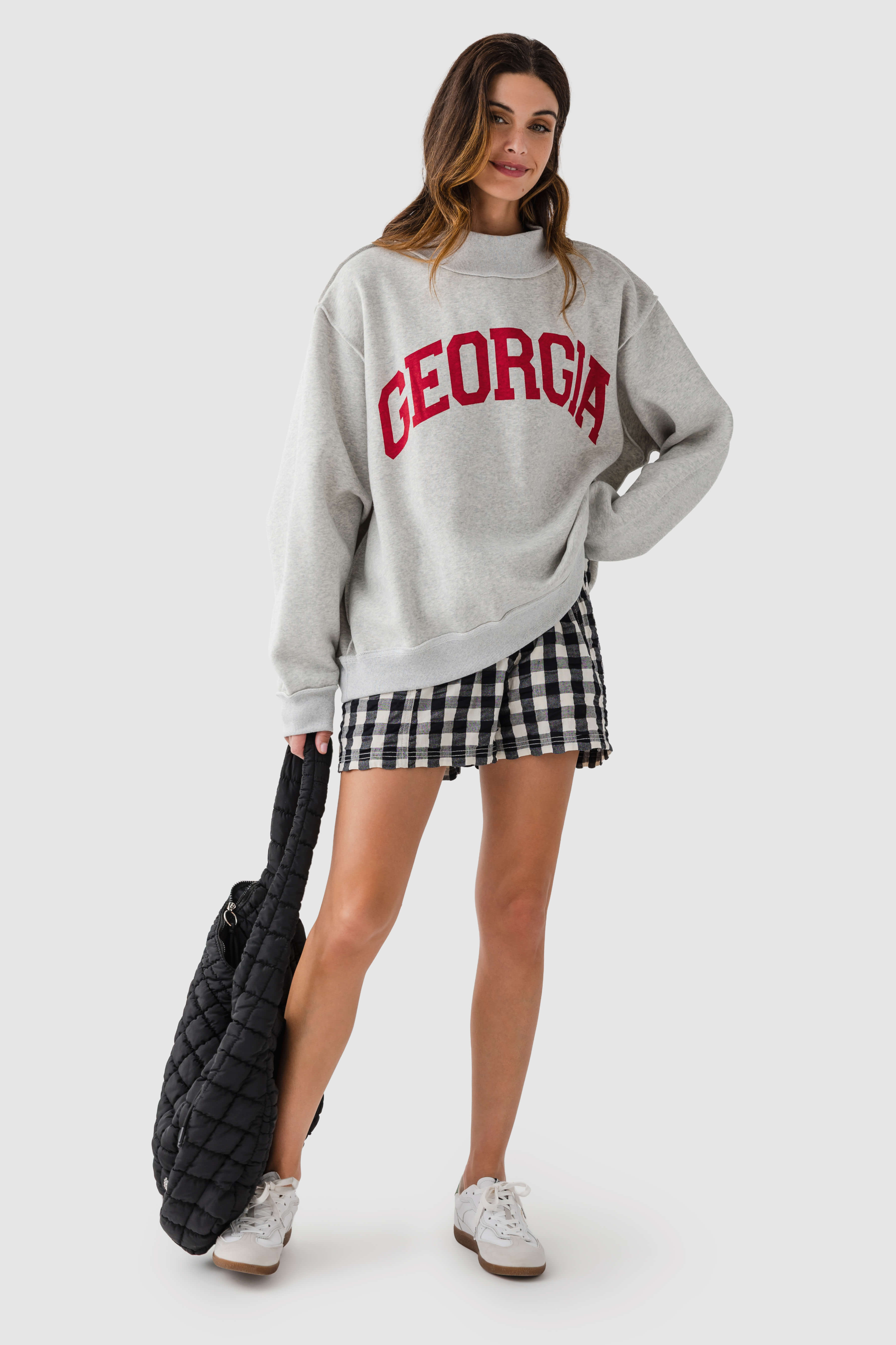 Bucketlist Reversible Mockneck Sweatshirt