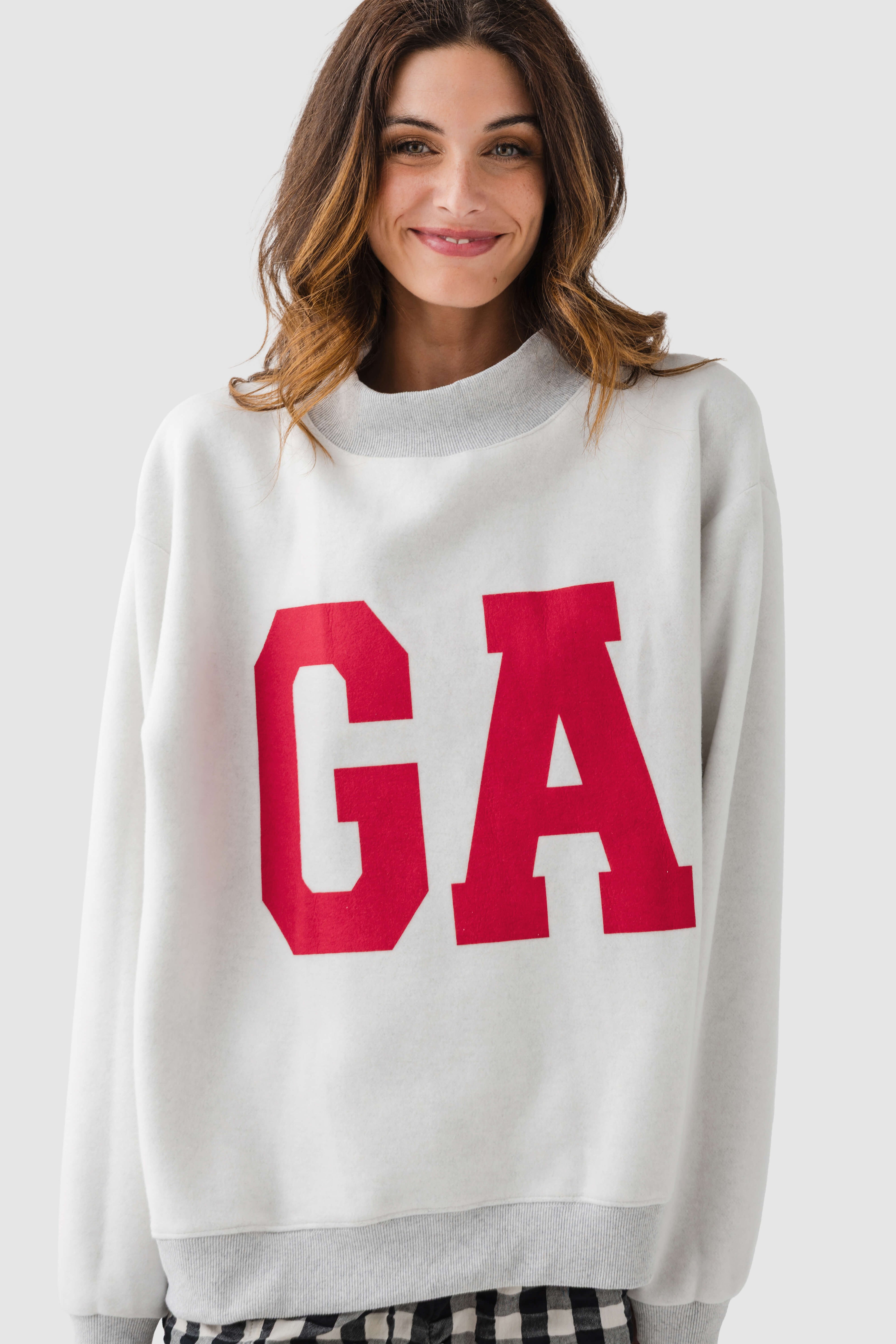 Bucketlist Reversible Mockneck Sweatshirt