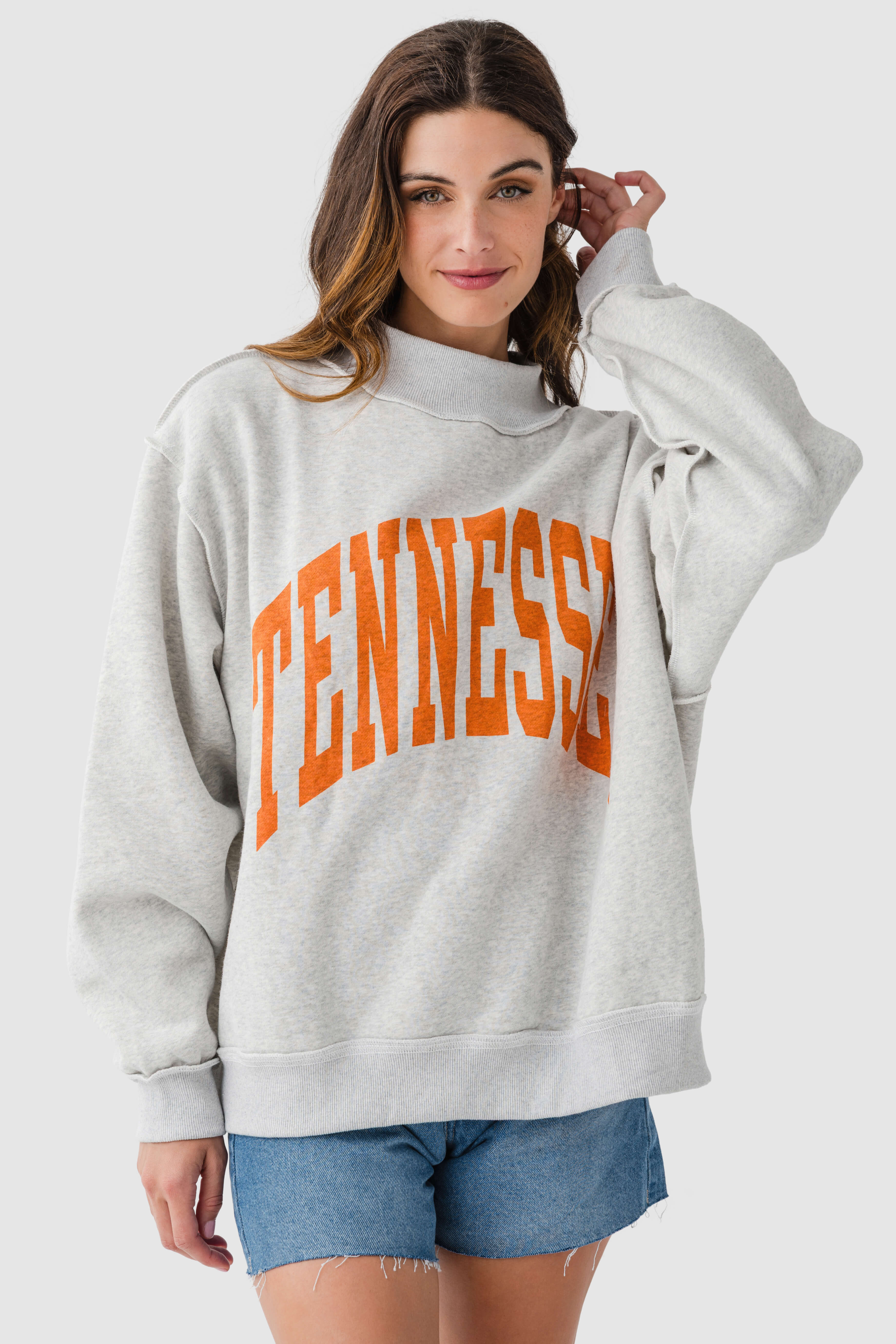 Bucketlist Reversible Mockneck Sweatshirt