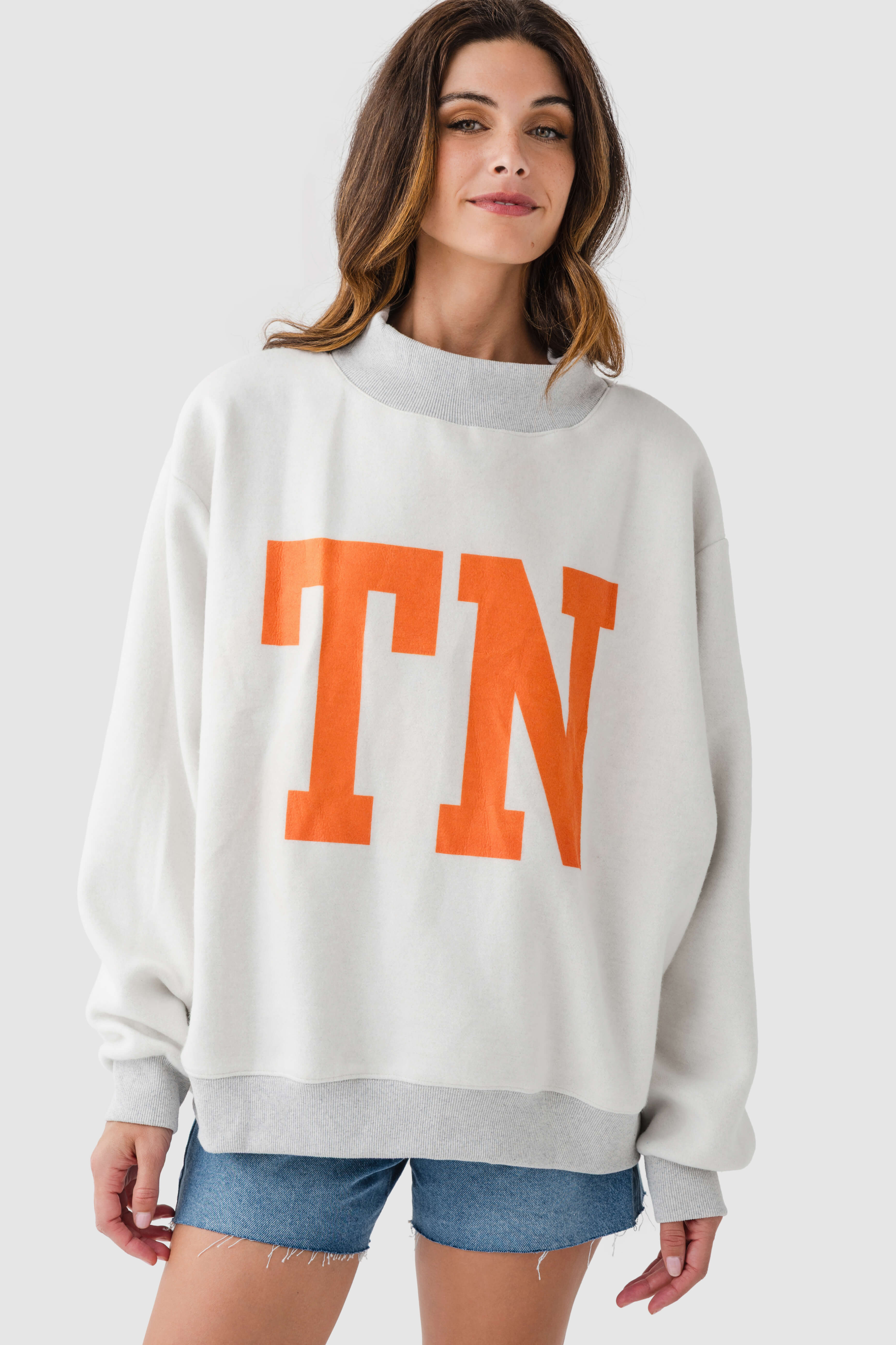 Bucketlist Reversible Mockneck Sweatshirt