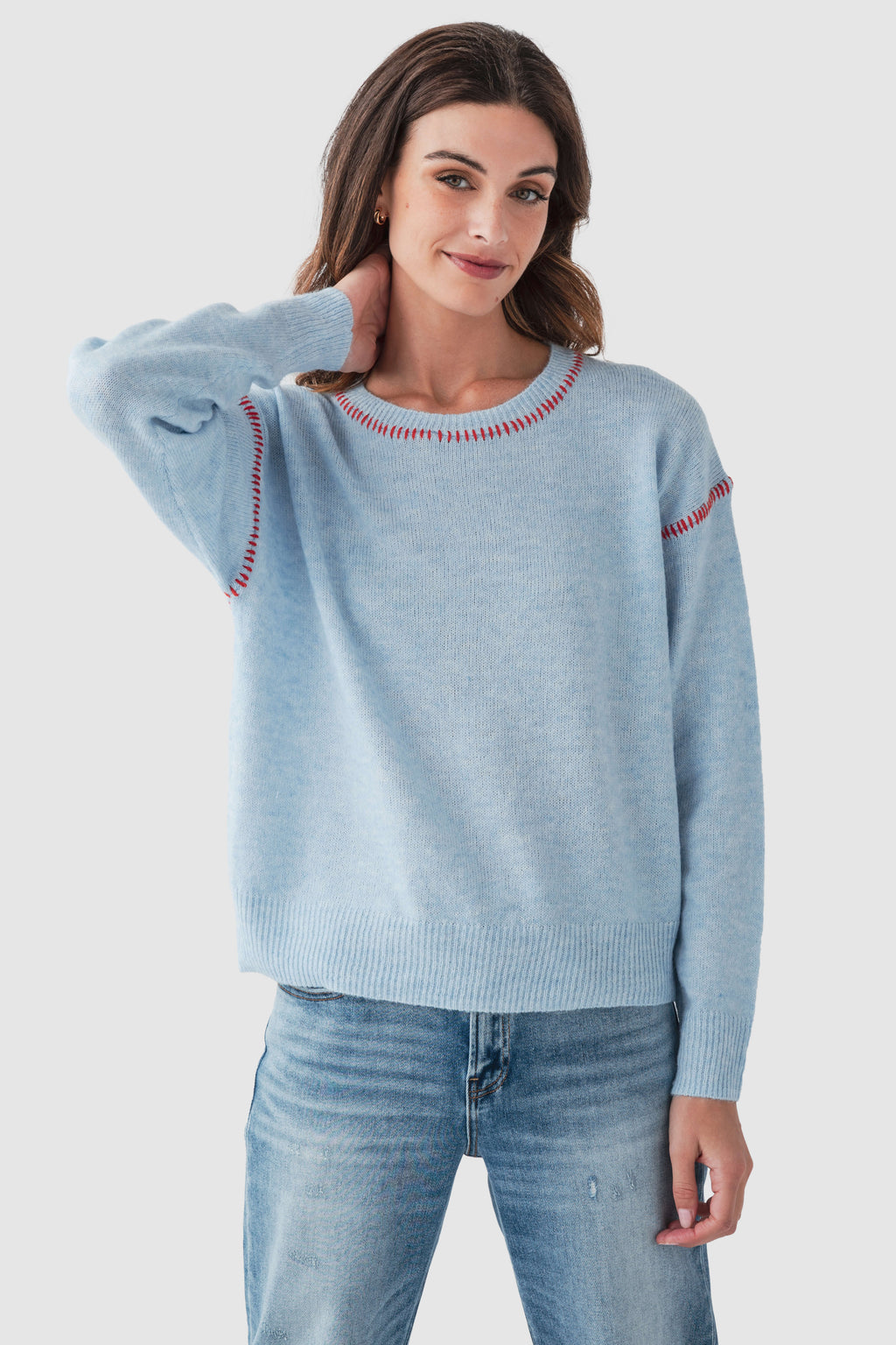 By Together Contrast Stitch Sweater